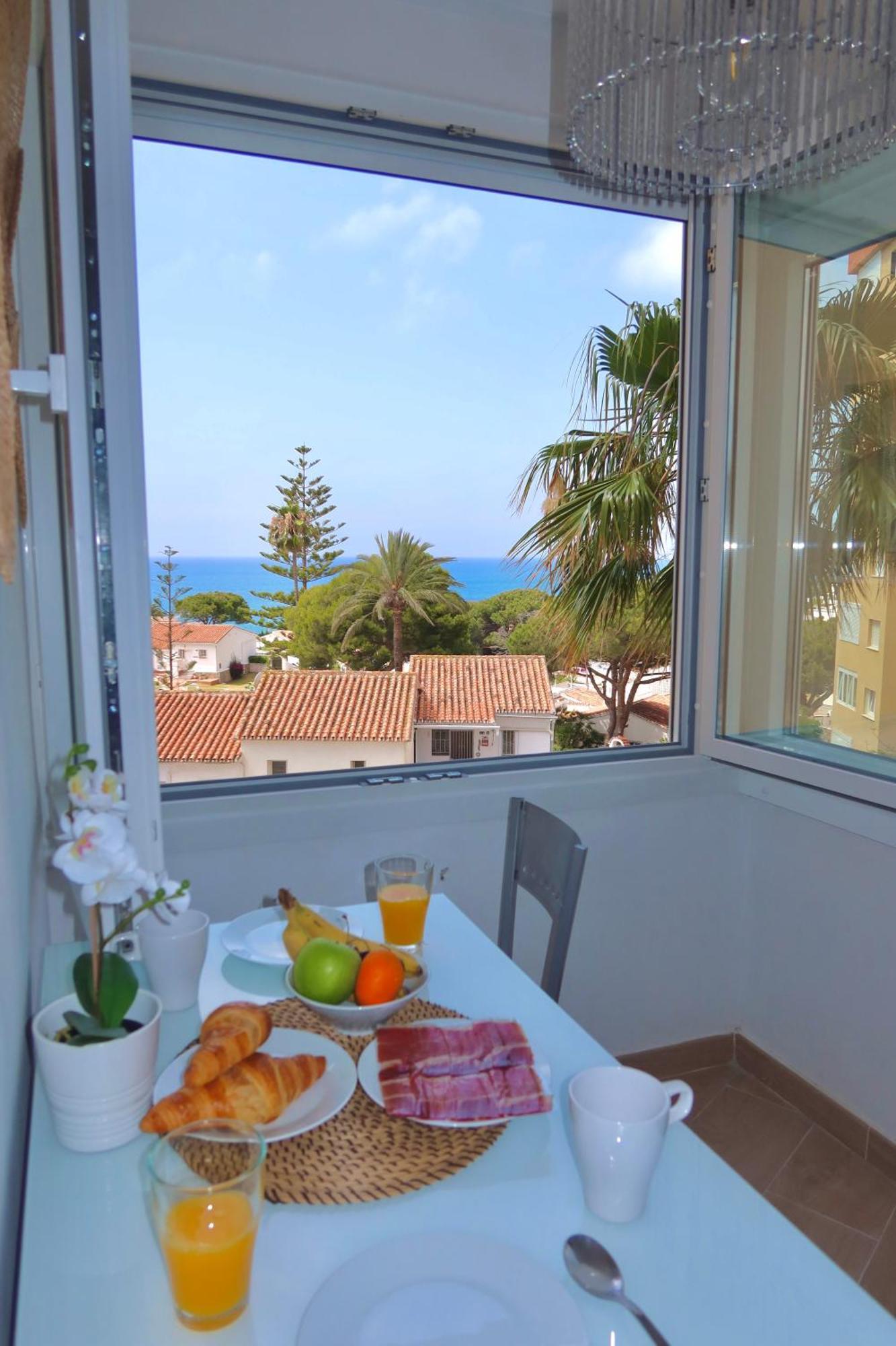 Lägenhet Lujoso Piso Con Vista Al Mar En La Cala De Mijas *